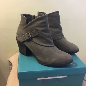 Gray Blowfish Booties